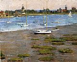The Anchorage Cos Cob by Theodore Robinson
